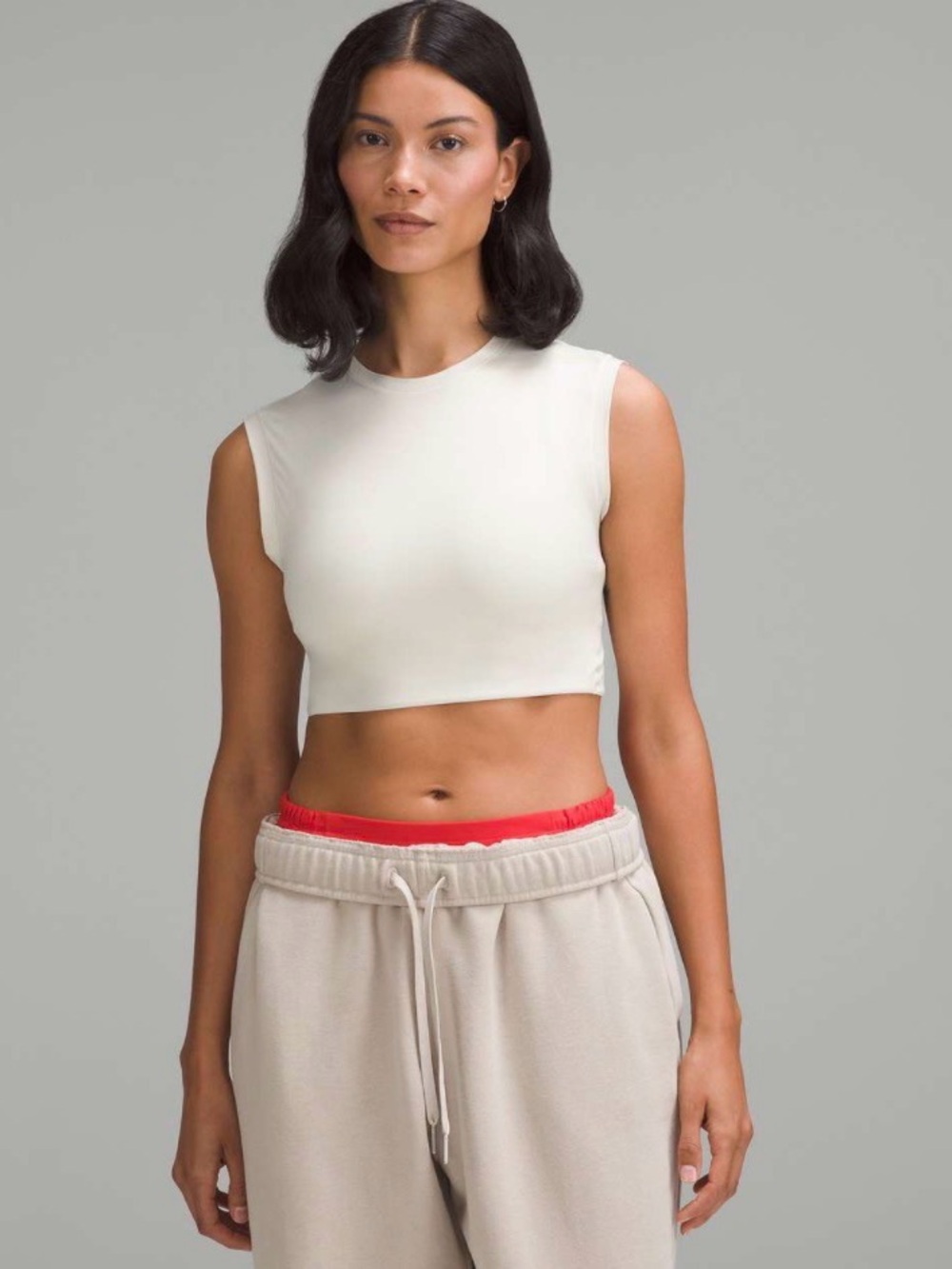 lululemon athletica Wundermost Super Cropped Tank Ideal Mint XS